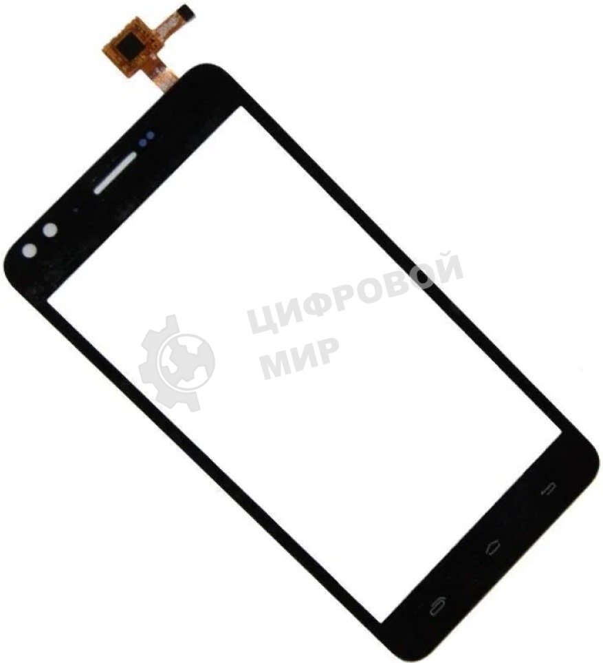 Сенсорное стекло (тачскрин) для Prestigio Muze C3 MultiPhone 3504, черное