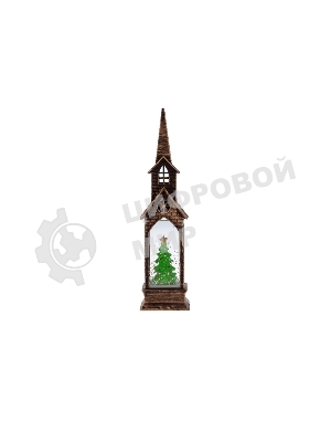 Светильник декоративный (фигура) Neon-night Башня с эффектом снегопада и подсветкой