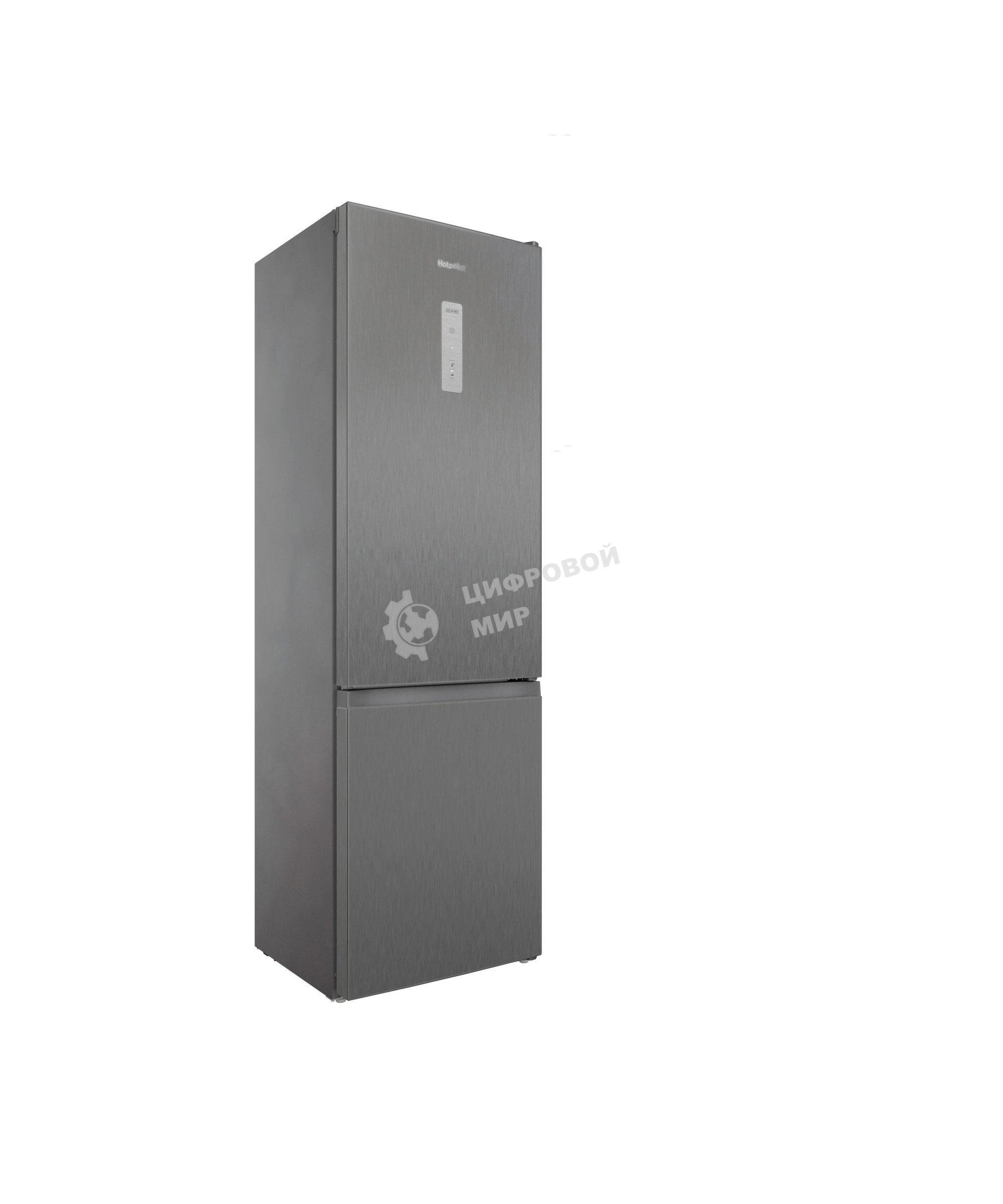 Холодильник Hotpoint HT 6200 MX нержавеющая сталь двухкамерный 240/83л морозилка снизу, No Frost