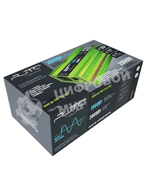 Автомобильный инвертор (преобразователь) 12В в 220В, Модель QUMO QAI-PSW-914-2000 (AVCPSW-Q2000)