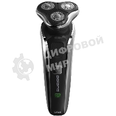 Электробритва PMR 0307RС wet&dry PRO 5 blades+ электрическая (Polaris), черный/хром