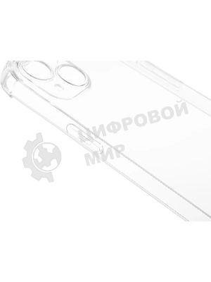 Чехол (клип-кейс) BoraSCO для Apple iPhone 15 Plus прозрачный