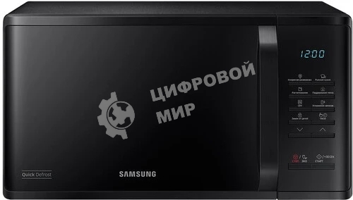 Микроволновая печь Samsung MS23K3513AK черный, 23 л, 800 Вт, переключатели - кнопки