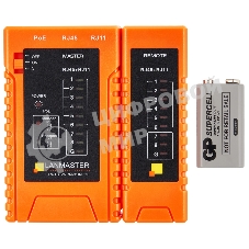 Тестер кабельный Lanmaster LAN-TST-WRM-310-POE