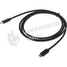 Кабель Buro BU-TYPE-C3.2-4KVID-1.5M 1.5м черный