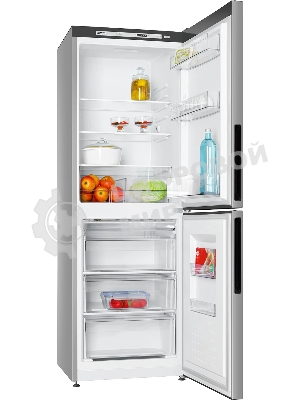 Холодильник Atlant ХМ-4612-181 серебристый двухкамерный 182/119л морозилка снизу