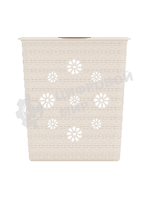 Корзина для белья Альтернатива Плетенка 60 л бежевая М2030 (50737)