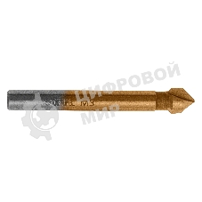 Зенковка конусная Denzel под М3, HSS, по металлу, цилиндрический хвостовик