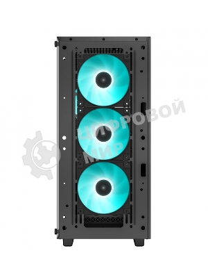 Компьютерный корпус Deepcool CC560 V2 черный без БП ATX 4x120мм 1xUSB 2.0 1xUSB 3.0 audio bott PSU