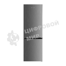 Холодильник Willmark RFN-421NFX нержавеющая сталь двухкамерный 210/76 л морозилка снизу, No Frost