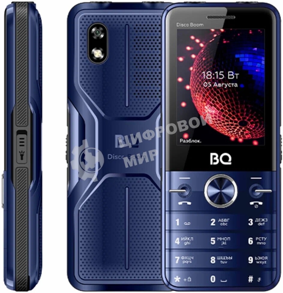 Мобильный телефон BQ 2842 Disco Boom синий/черный