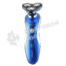 Электробритва Centek CT-2170 (синий) ротор 3D, влажное бритье, 3 плав.головки, 2-ные лезвия, до 50 мин раб