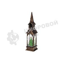 Светильник декоративный (фигура) Neon-night Башня с эффектом снегопада и подсветкой