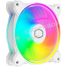 Вентилятор для корпуса Cooler Master MasterFan MF120 Halo2 ARGb 120х120x25 белый 4-pin 27дБ (MFL-B2DW-21NP2-R2) Ret