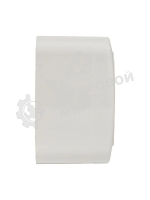 Розетка EKF EGR10-102-10 2-я, б/з, 10А, ОП Basic Минск белый