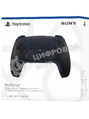 Геймпад Sony PlayStation 5 DualSense Wireless Controller CFI-ZCT1W черный (PS719827696)
