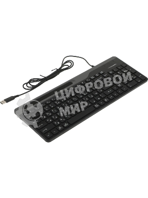 Клавиатура проводная A4Tech Fstyler FK25, USB, черный/серый