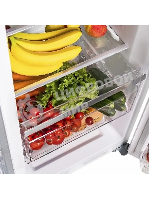 Холодильник Maunfeld MFF177NFW Slim Inverter белый двухкамерный 352/198л морозилка слева, No Frost, Side by Side