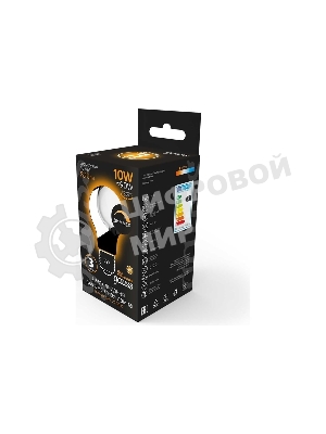 Лампа светодиодная LED GAUSS 102202110-D Filament A60 OPAL dimmable E27 10W 820lm 2700К 1/10/40