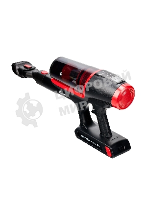 Пылесос вертикальный EVOLUTION Smart Clean VCF2212M черный/красный, питание от аккумулятора, 380 Вт, уборка сухая, пылесборник 0.4 л