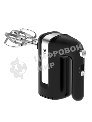 Миксер BQ MX421 черный. Мощность:150 Вт, 5 скоростей работы, скорость вращения до 1400 об,мин