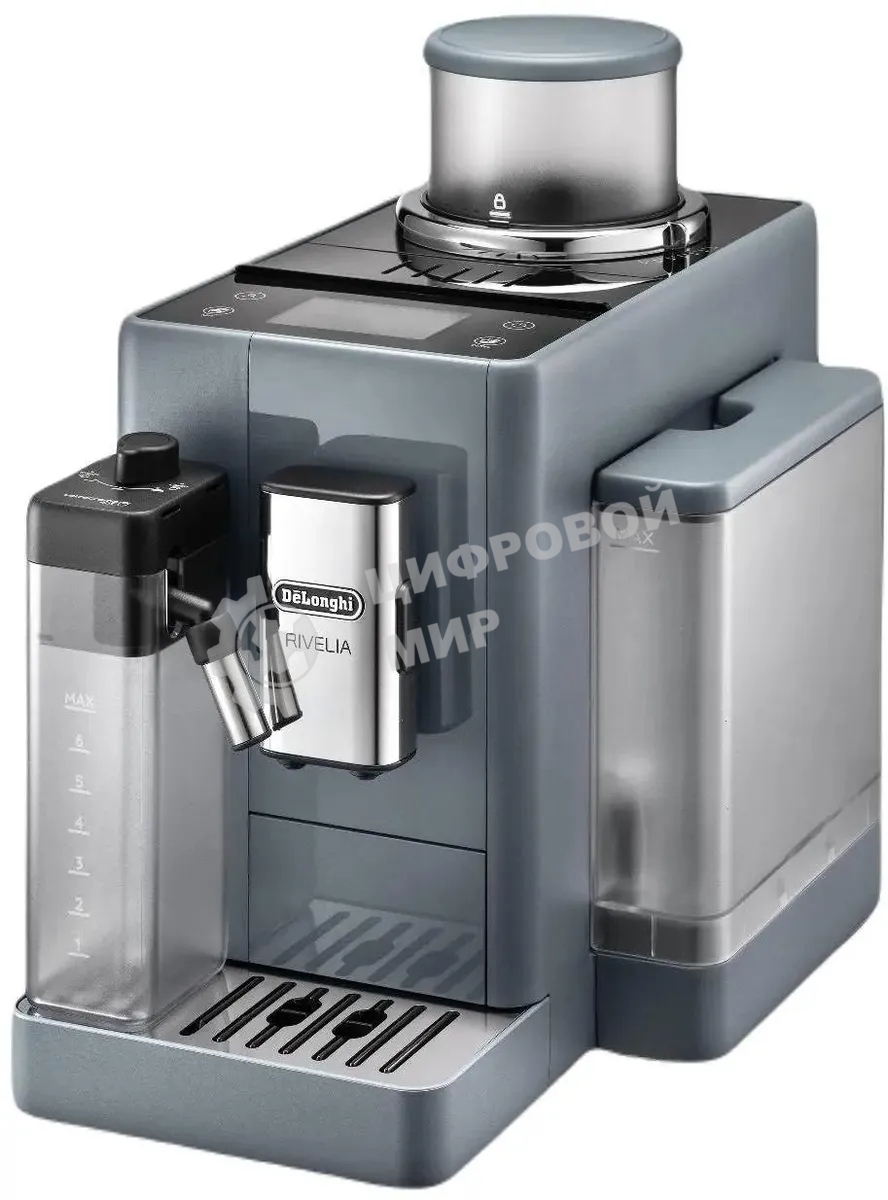 Кофемашина автоматическая DeLonghi EXAM440.55.G серый, исп. кофе - молотый/зерна, 1.4 л, 1450 Вт, 19 Бар.