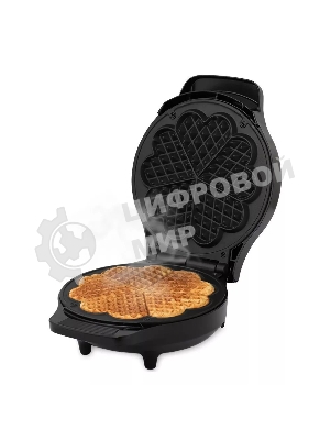 Вафельница Kitfort КТ-1664 1000Вт черный