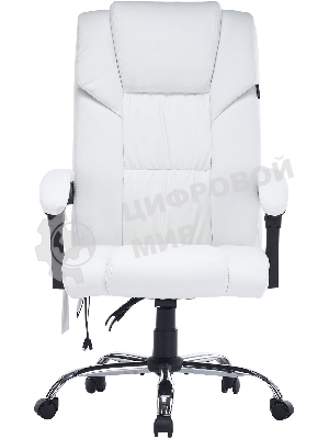 Кресло Cactus CS-CHR-OC02M-WT белый, экокожа