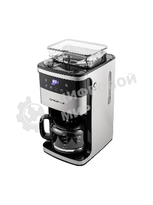 Кофеварка капельная Maunfeld MF-723S нержавеющая сталь, исп. кофе - зерновой/молотый, 1.5 л, 1050 Вт.