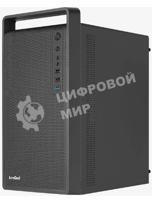 Компьютерный корпус MiniTower Aerocool/Formula CS-109-G-BK-v1 (mATX, USB3x1, USB2x2, 120мм RGb fan, без БП) (4711099472376)