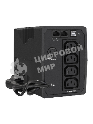 Источник бесперебойного питания ExeGate EP285579RUS SpecialPro Smart LLB-600.LCD.AVR.C13.RJ.USB 600VA/360W, LCD, AVR, 4*IEC-C13, RJ45/11, USB, черный