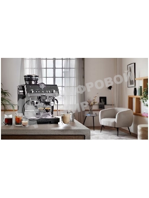 Кофеварка рожковая DELONGHI EC9555 ВК черный, исп. кофе - молотый/зерновой, 2 л, 1550 Вт, 19 Бар