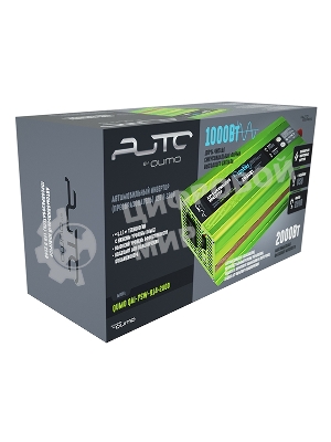 Автомобильный инвертор (преобразователь) 12В в 220В, Модель QUMO QAI-PSW-914-2000 (AVCPSW-Q2000)