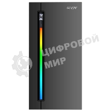 Компьютерный корпус Ginzzu D350 2хUSB 2.0,AU RGb w/o PSU