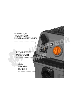 Пылесос строительный Bort BAX-700 серый 93418118