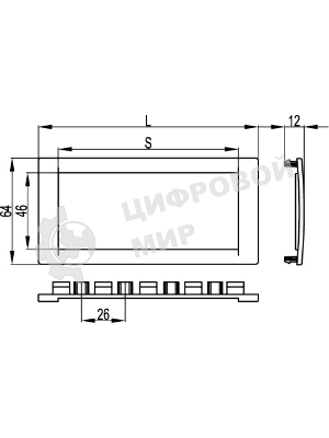 Рамка универсальная DKC F00011G In-Liner Aero 2 модуля, серебристый, RAL 9006