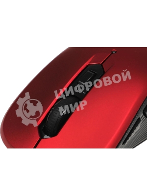 Мышь беспроводная Defender Gassa MM-105 красный, 1600 dpi, радиоканал, USB, кнопки - 6