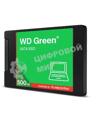 Накопитель SSD 500Gb WD Green, 2.5