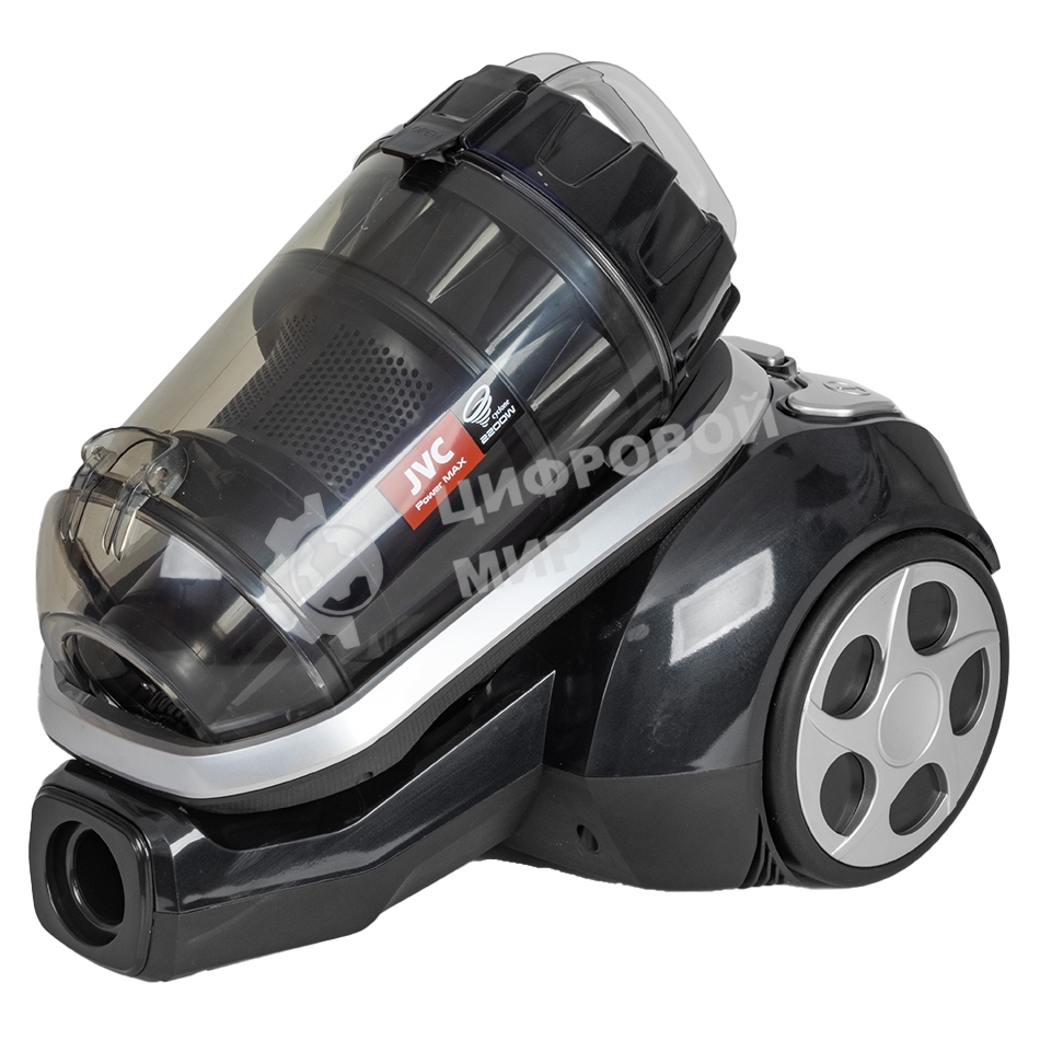 Пылесос JVC JH-VC411 черный, 400/2200 Вт, уборка сухая, пылесборник контейнер, 3 л.