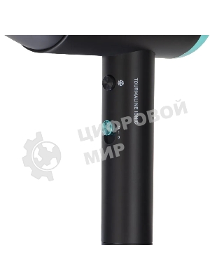 Фен VITEK VT-1324 черный/зеленый, 2200 Вт, ионизация