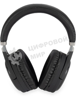 Беспроводные/проводные наушники Digma BT-16 черный, накладные, Bluetooth + проводной, складная конструкция, до 10 ч