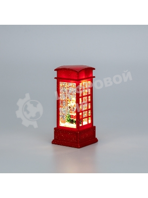 Светильник декоративный (фигура) Neon-night Телефонная будка с эффектом снегопада и подсветкой