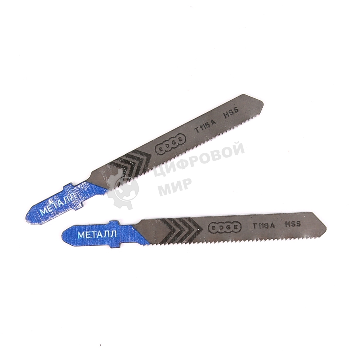 Пилка для лобзика EDGE by PATRIOT T118A по металлу, 2шт в блистере