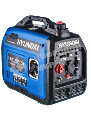 Электрогенератор бензиновый инверторный Hyundai HHY 2050Si, 2.3 кВт, 74 дБ, 18 кг