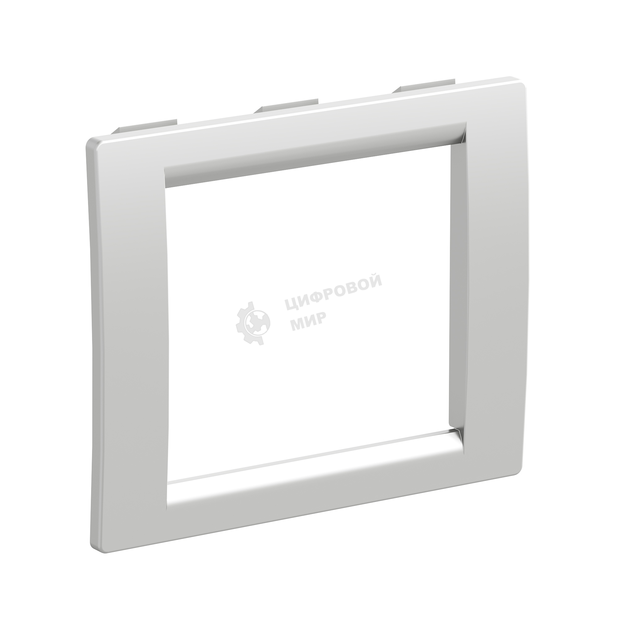 Рамка универсальная DKC F00011G In-Liner Aero 2 модуля, серебристый, RAL 9006