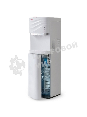 Кулер для воды AEL LC-AEL-840а, напольный, НАГРЕВ/ОХЛАЖДЕНИЕ КОМПРЕССОРНОЕ, 3 крана, белый, 00226