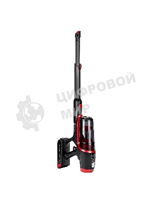 Пылесос вертикальный EVOLUTION Smart Clean VCF2212M черный/красный, питание от аккумулятора, 380 Вт, уборка сухая, пылесборник 0.4 л