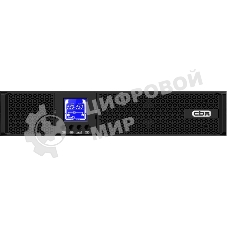 Источник бесперебойного питания CBR ESN-1KRT-8I-LCHERSC Online 1000VA/1000W RT 8 x C13, LCD, HID-USB, RS232, EPO, SNMP slot