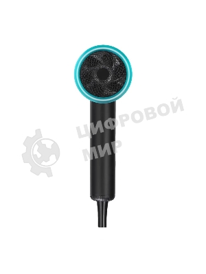 Фен VITEK VT-1324 черный/зеленый, 2200 Вт, ионизация