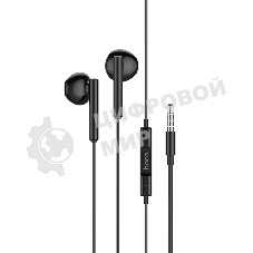 Проводные наушники Hoco M64 черный, внутриканальные, Jack 3.5 мм